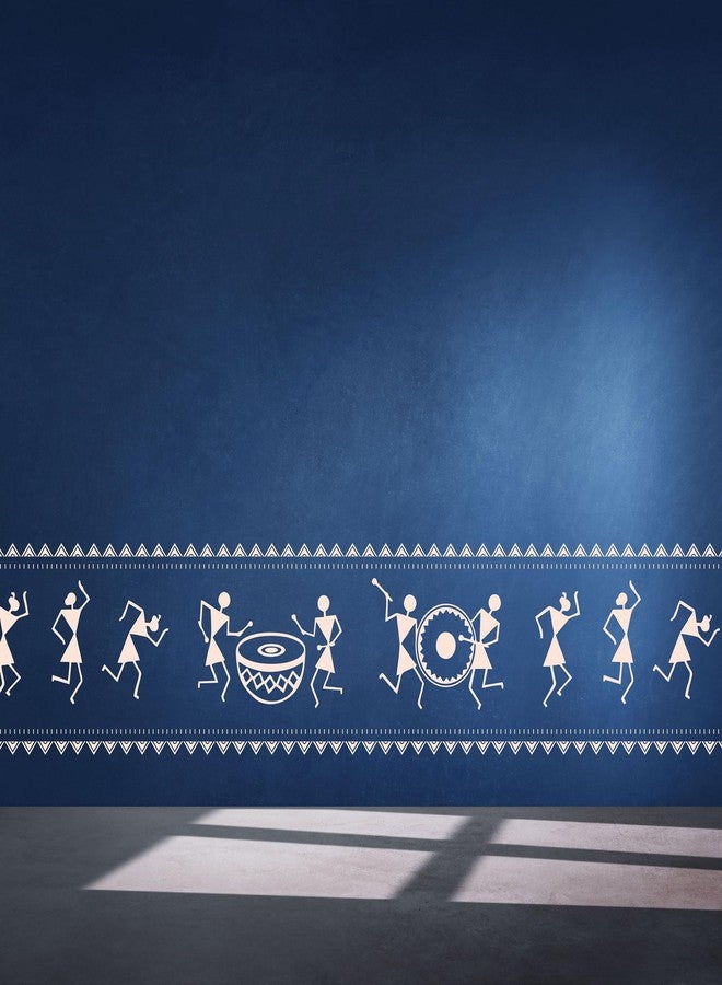 StenCart Combo of 2 Warli Tribal Art & Wedding Warli Art Stencils for Wall Painting DIY Reusable Wall Stencil Design for Wall Decoration (16x24 inch) -Pack of 2 - Image 5